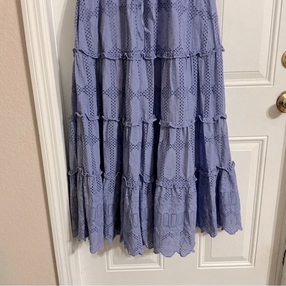 Cleobella Mallory Periwinkle Ankle Dress Size M - Picture 6 of 12